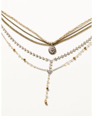 Shyanne Women's Champagne Chateau Multilayered Necklace