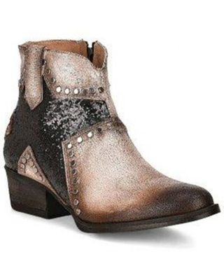 Circle G Women's Star Studded Ankle Boots - Round Toe