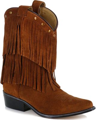 Shyanne® Girls' Fringe Snip Toe Western Boots