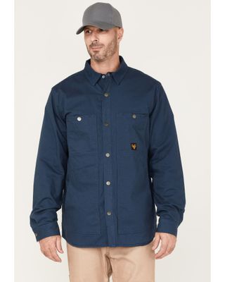 Hawx Men's Weathered Ripstop Snap Shirt Jacket