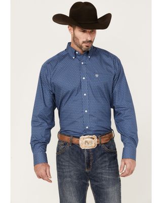 Ariat Men's Wrinkle Free Eaden Classic Fit Long Sleeve Button Down Western Shirt