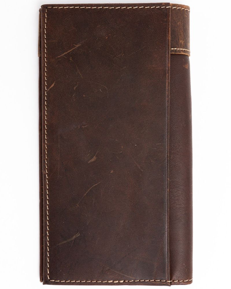 Cody James Men's Rodeo Stitched Leather Wallet