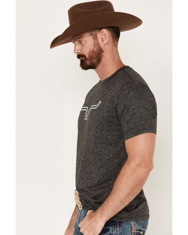 Kimes Ranch Men's Charcoal Replay Graphic T-Shirt