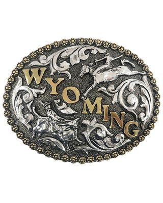 Cody James Men's Wyoming Bronco & Bull Riders Belt Buckle