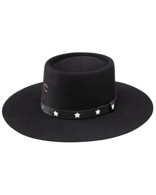 Charlie 1 Horse Women's Cosmic Cowgirl Wool Felt Western Gambler Hat