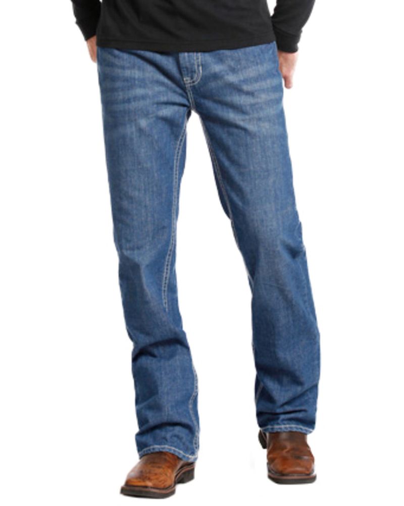 Rock & Roll Cowboy Men's Double Barrel Flame Resistant Boot Cut Jeans