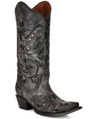 Circle G Women's Embroidered Western Boots - Snip Toe