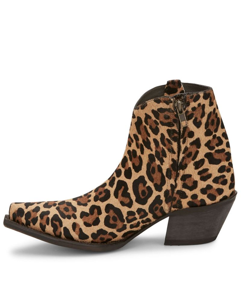 Tony Lama Women's Anahi Wildcat Fashion Booties - Snip Toe