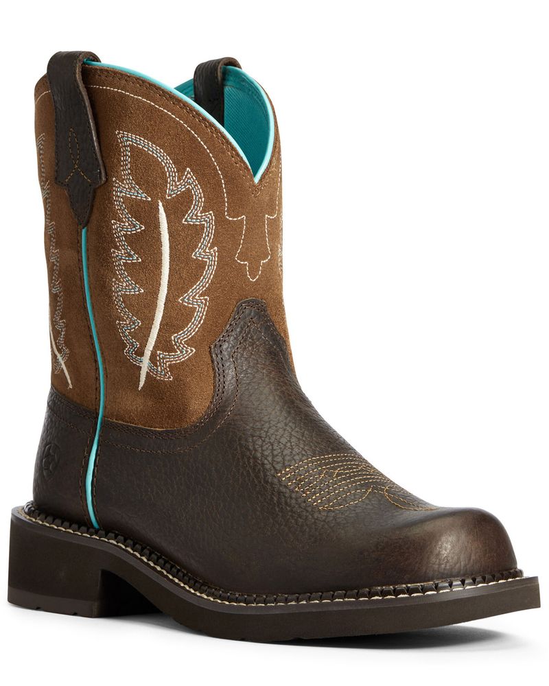 Ariat Women's Heritage Round Toe Leather Western Boots