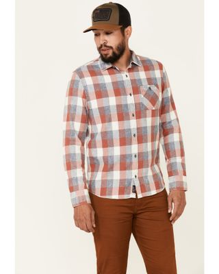Flag & Anthem Men's Pagedale Vintage Wash Plaid Long Sleeve Button-Down Western Shirt