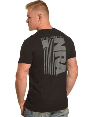 NRA Men's Tactical Flag Short Sleeve Graphic T-Shirt