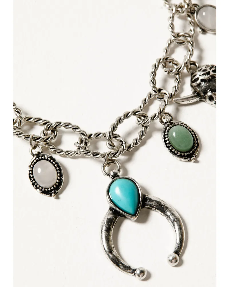 Shyanne Women's Bisbee Falls Charm Necklace & Earrings Jewelry Set