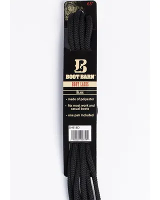BB Ranch Black Boot Laces