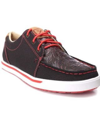Twisted X Women's Tooled Casual Shoes - Moc Toe
