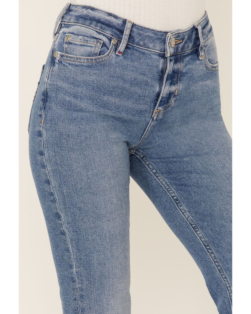 Idyllwind Women's Mid Wash High Rise Rebel Bootcut Denim Jeans