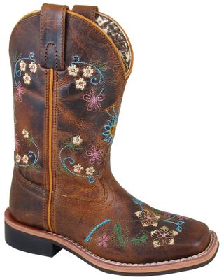 Smoky Mountain Little Girls' Floralie Western Boots