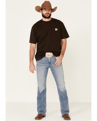 Cody James Men's Flash Light-Wash Slim Bootcut Jeans