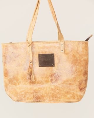 Corral Women's Distressed Leather Tote Bag