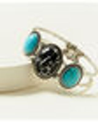 Shyanne Women's Night Dreamer & Buffalo Turquoise Stone Bracelet