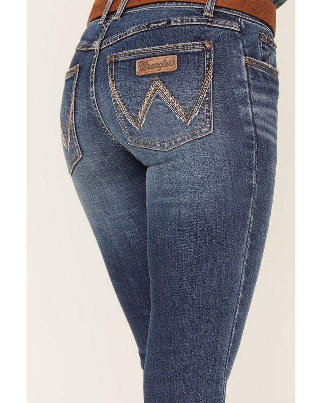 Wrangler Retro Women's Mae Flare Mid Rise Faith Denim Jeans