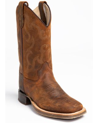 Cody James Boys' Full-Grain Leather Western Boots - Square Toe
