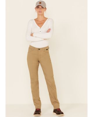 Wrangler Women's Tan Utility Pants - Slim