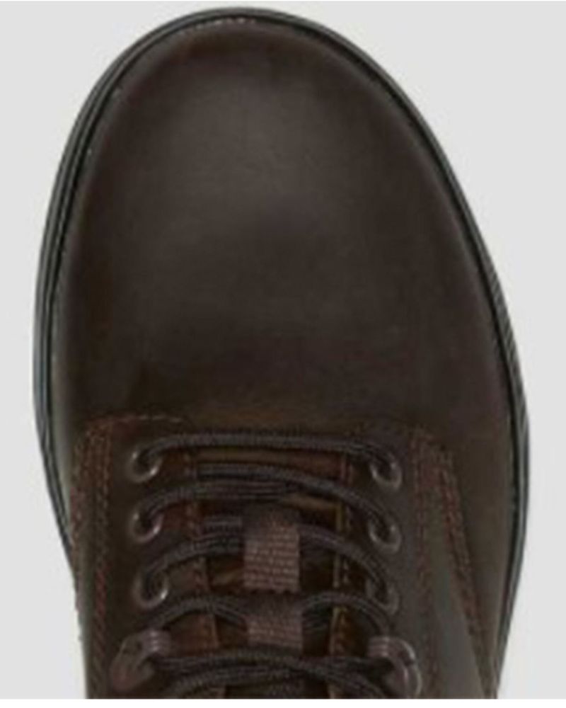 Dr. Martens Reeder Crazy Horse Leather Lace-Up Utility Shoe - Round Toe