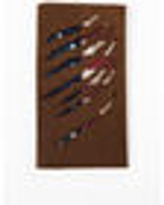 Cody James Men's Brown Americana Leather Checkbook Wallet