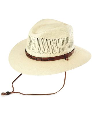 Stetson Men's Airway UV Protection Western Straw Hat
