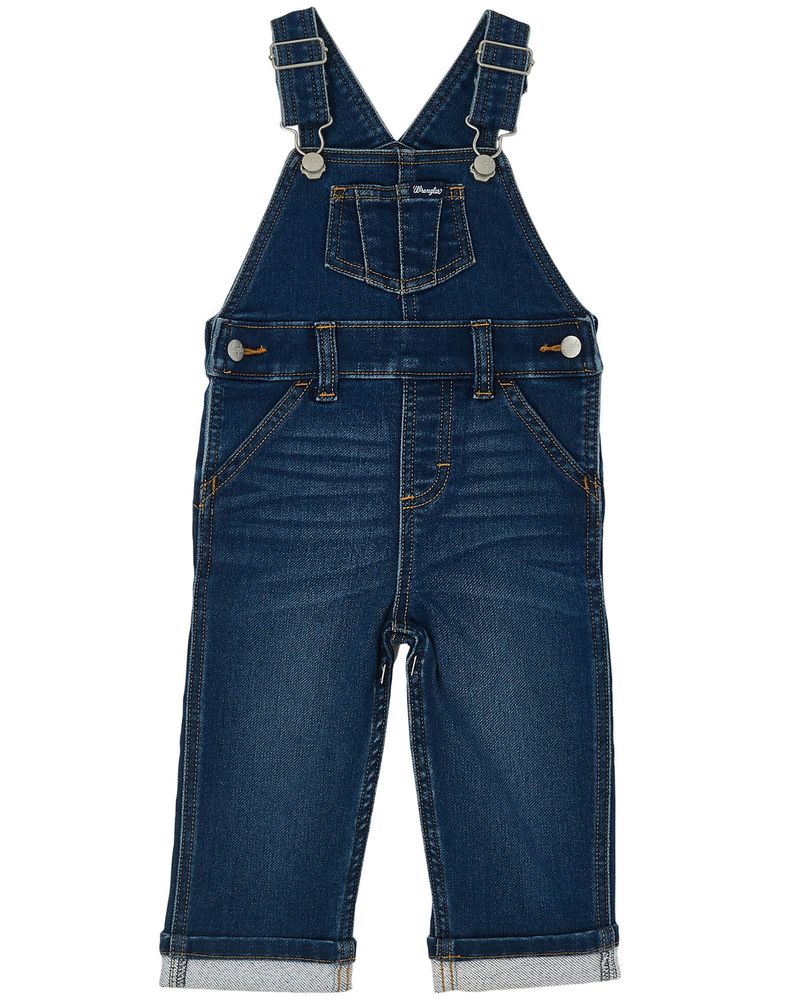 Wrangler Infant' Dark Washed Indigo Overall Pant Jeans | Alexandria Mall
