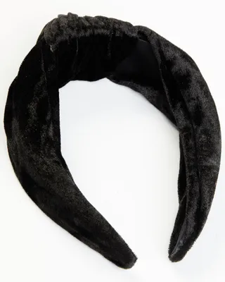 Idyllwind Women's Camellia Black Velvet Headband