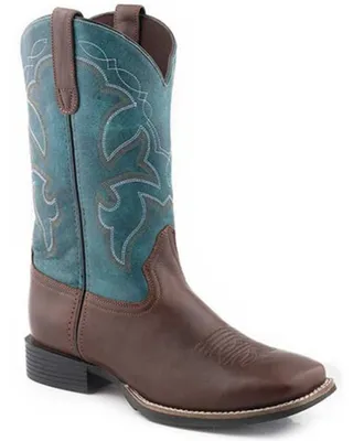 Roper Boys' Monterey Western Boots - Broad Square Toe