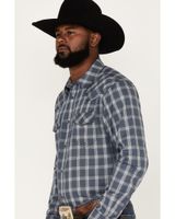 Cody James Men's Lingo Plaid Long Sleeve Snap Western Shirt