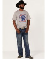HOOey Men's Pabst Blue Ribbon Logo Graphic T-Shirt
