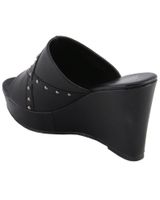Milwaukee Leather Women's Crossover Open Toe Wedge Sandals