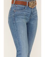 Ariat Women's R.E.A.L. Medium Wash High Rise Eloise Stretch Straight Jeans