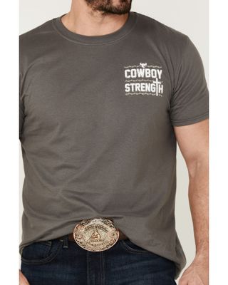 Cowboy Hardware Men's Strength Graphic Short Sleeve T-Shirt