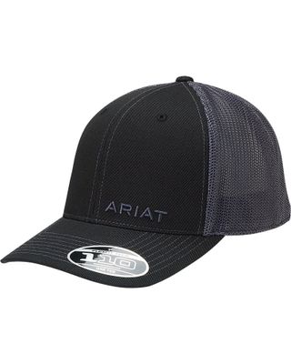 Ariat Men's Black On Black Baseball Cap