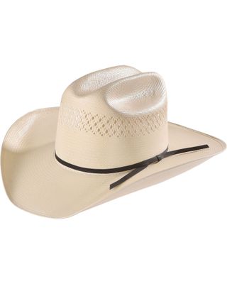 Cody James Men's Natural Straw Woven Vent Cowboy Hat