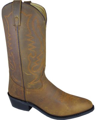 Smoky Mountain Men's Distressed Denver Western Boots - Medium Toe