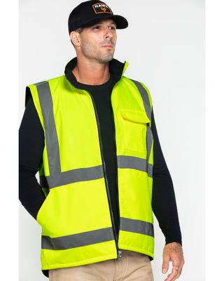 Hawx Men's Reversible Reflective Work Vest