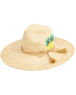 Peter Grimm Women's Natural Sancho Raffia Straw Resort Hat