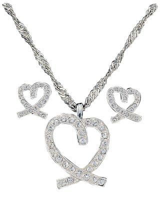 Montana Silversmith Women's Heart Jewelry Set