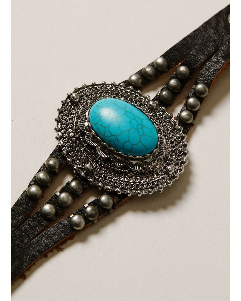 Idyllwind Women's Oh My Turquoise Leather Bracelet