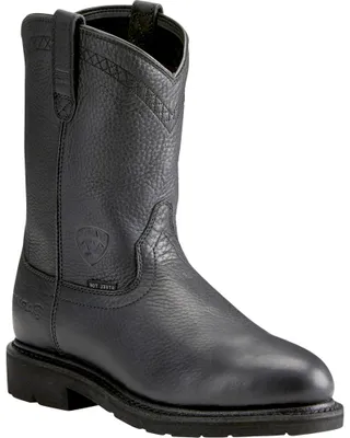 Ariat Sierra Men's Black Work Boots - Steel Toe