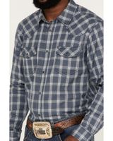 Cody James Men's Lingo Plaid Long Sleeve Snap Western Shirt