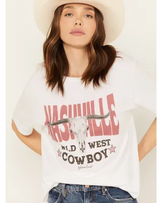 Bohemian Cowgirl Women's Nashville Wild West Cowboy Graphic Tee