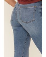 Lola Jeans Women's Light Wash High Rise Straight Jeans