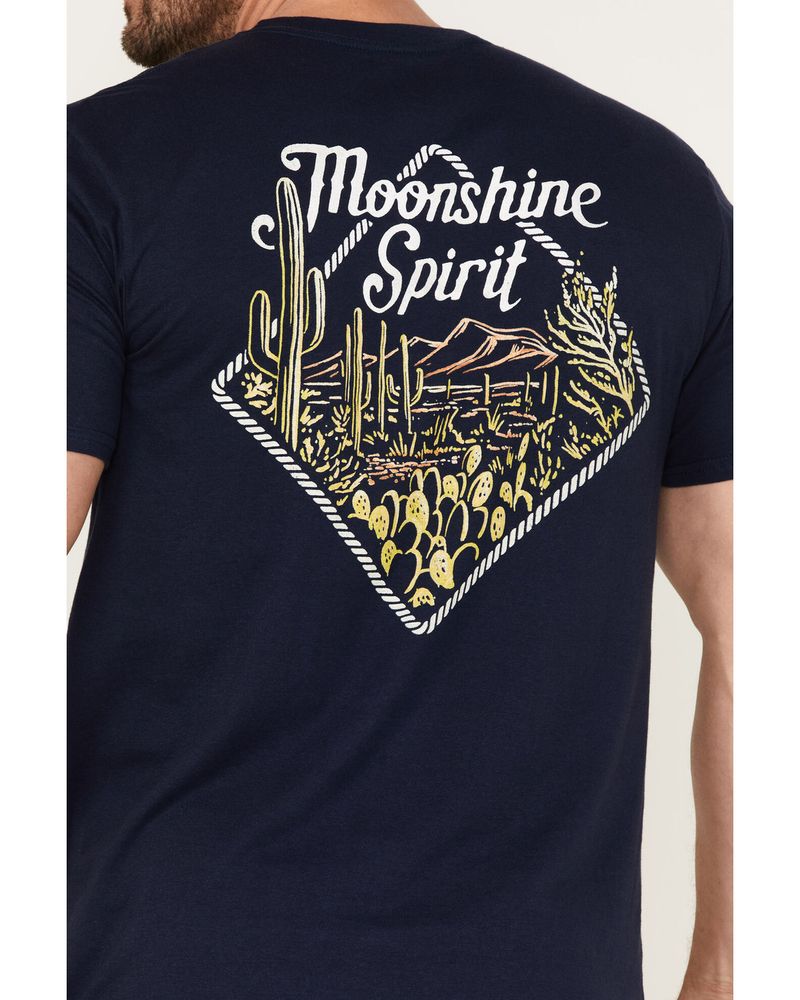Moonshine Spirit Men's Desert Bandana Graphic T-Shirt