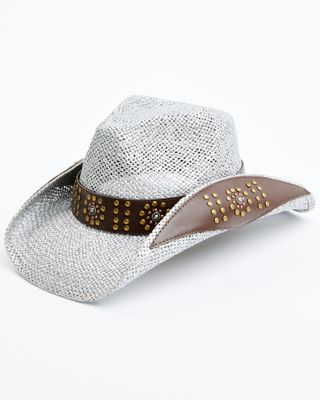 Shyanne Women's Aguilar Studded Western Straw Hat